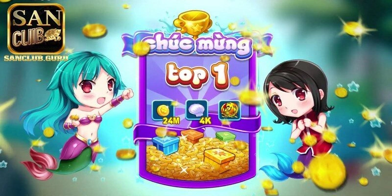 Chinh phục xu thưởng bắn cá hay, lấy ngay danh hiệu top 1 tại câu lạc bộ San uy tín 