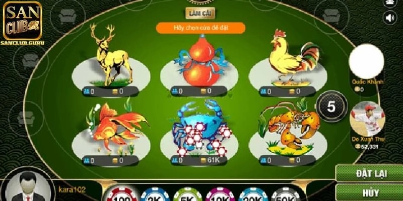 Tận hưởng các ván chơi bầu cua online dễ dàng cho các hội viên mới bắt đầu