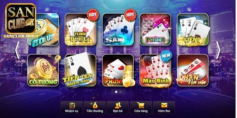 Các lợi ích khi tham gia sảnh game bài